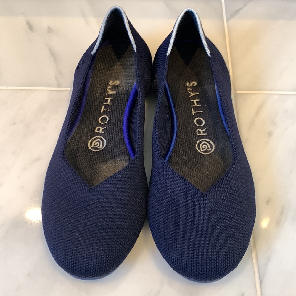 Rothy’s The Flat Navy shoe